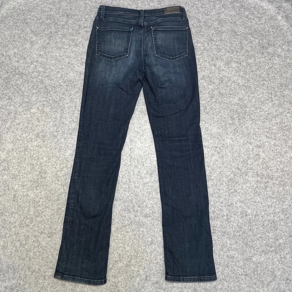 DKNY Jeans Dark Wash Straight Leg Stretch Denim Blue Jeans Womens Size‎ 4x30